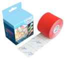 rotes Profi Kinesiologie Tape - Classic Line - 5cm breit