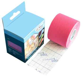 pinkes Profi Kinesiologie Tape - Classic Line - 5cm breit