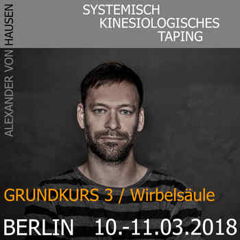 SKT-Seminar GK 3 Wirbelsäule (Grundkurs) - Berlin 10.-11.03.2018