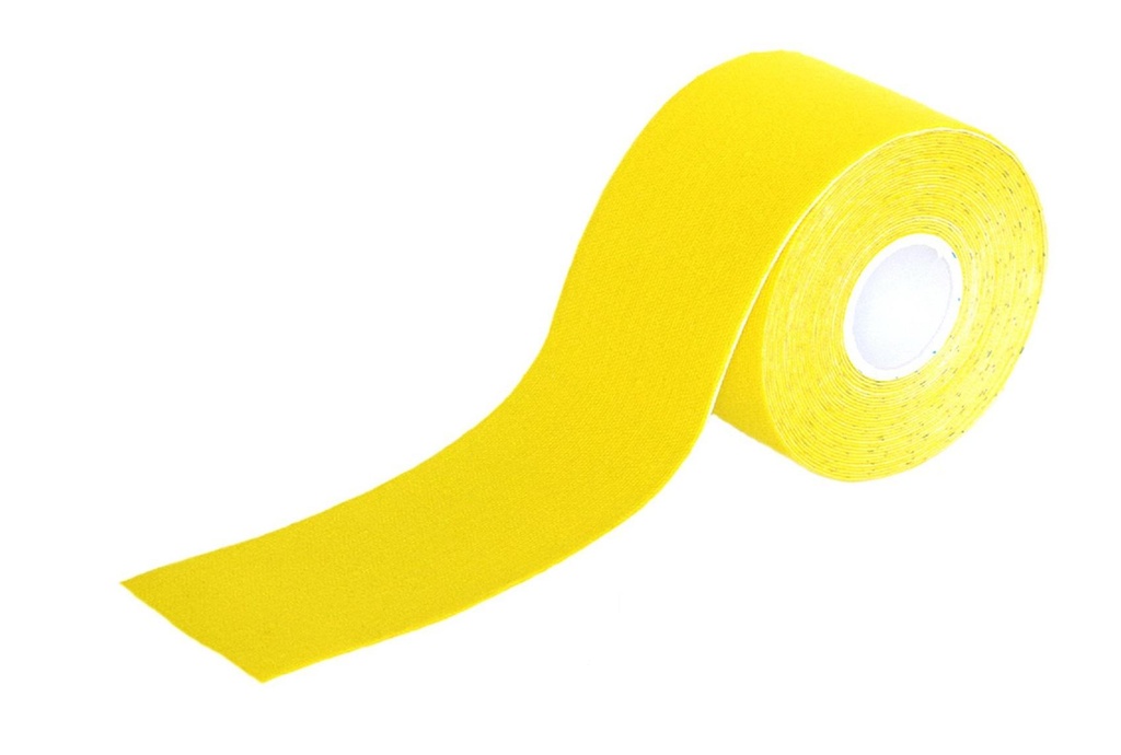 [KT-SL-GE] gelbes Kinesiologie Tape - Sport Line 500 x 5cm