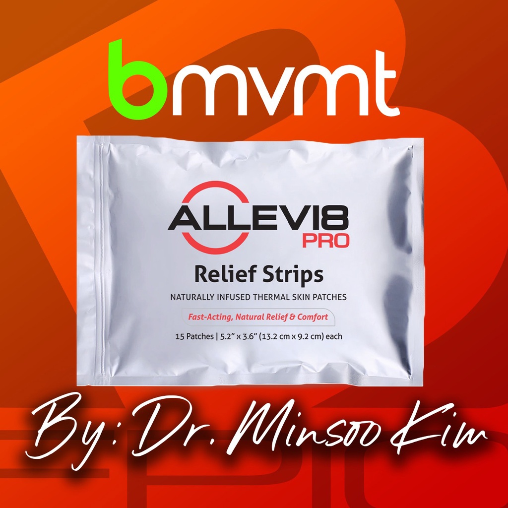 [ALLEVI8Pro-15] ALLEVI8Pro nach dem Patent von Dr. Minsoo Kim das Patent' unter dem die 'Powerstrips FG Xpress' hergestellt wurden - 15 Tapes in der Packung