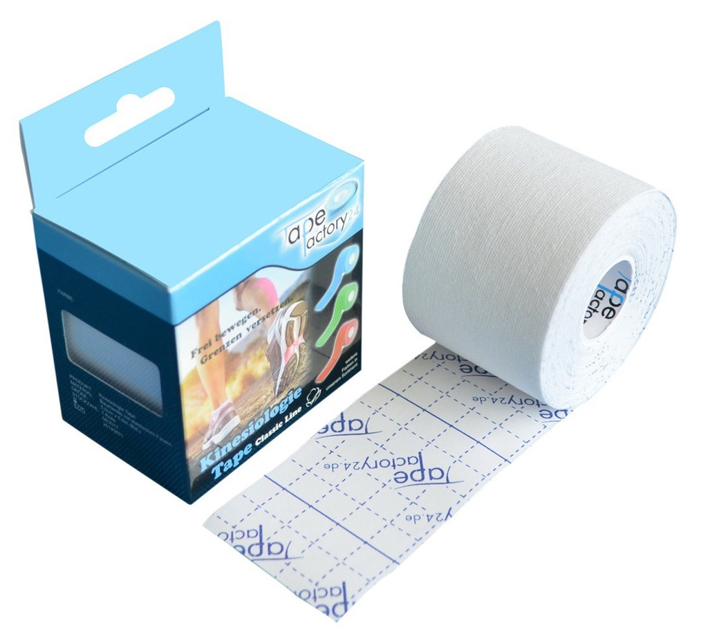 [KT-CL-WS] weißes Kinesiologie Tape - Classic Line 500  x 5cm