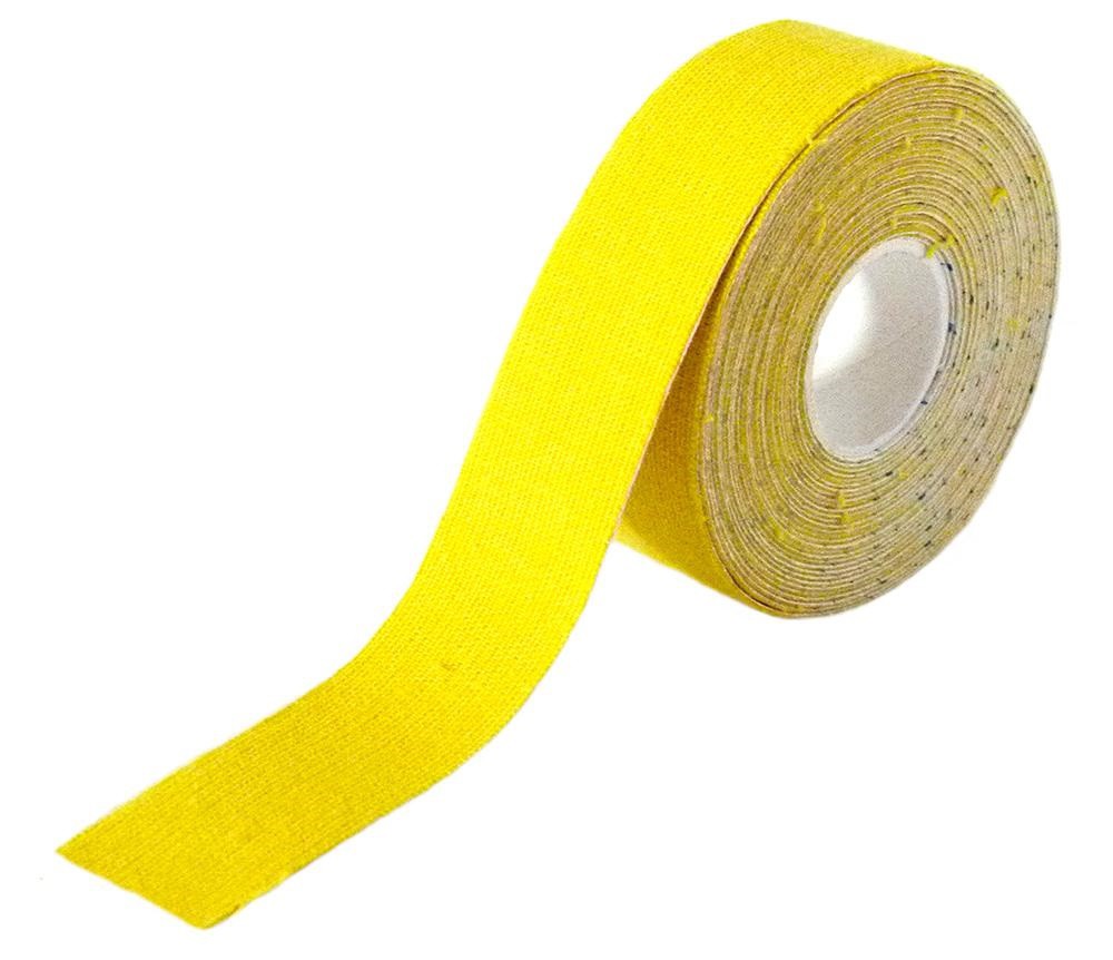 [KL-CL-GE25] gelbes Kinesiologie Tape - Classic Line 500  x2,5cm