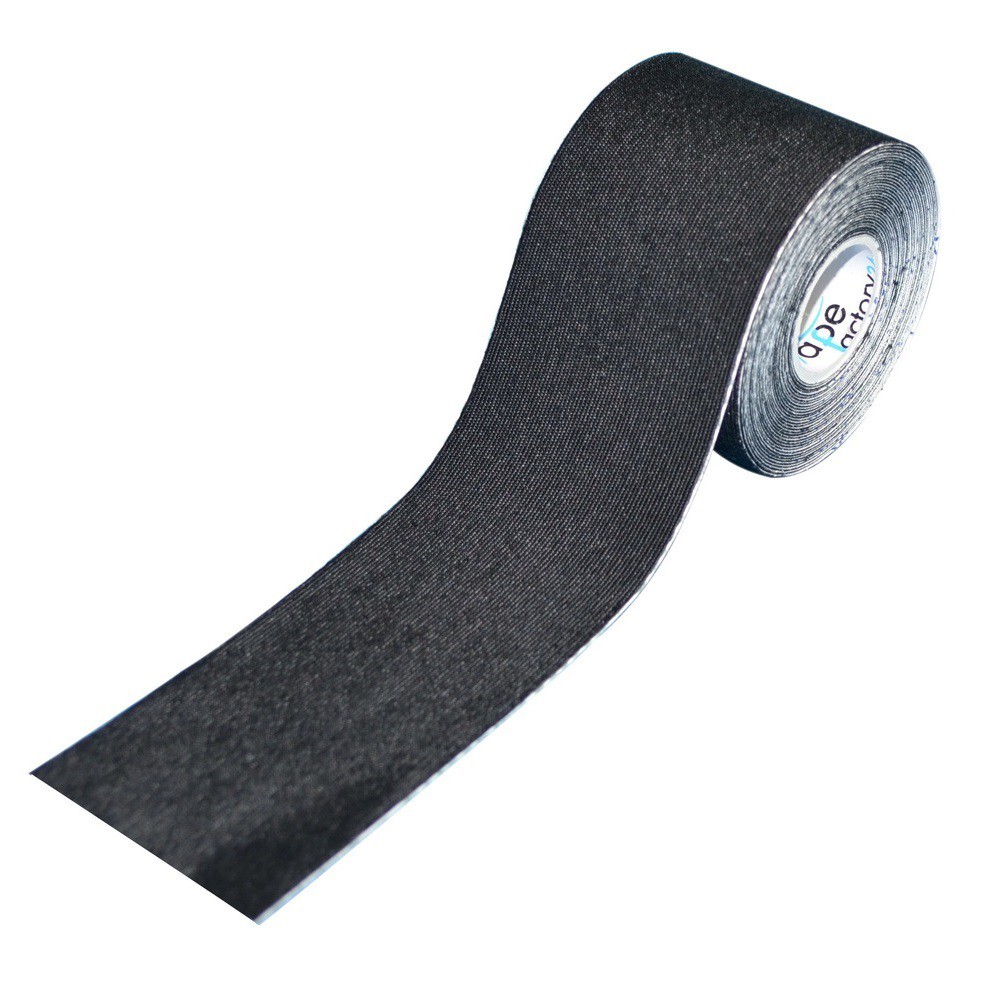 [KT-SL-SW] schwarzes Kinesiologie Tape - Sport Line 500 x 5cm