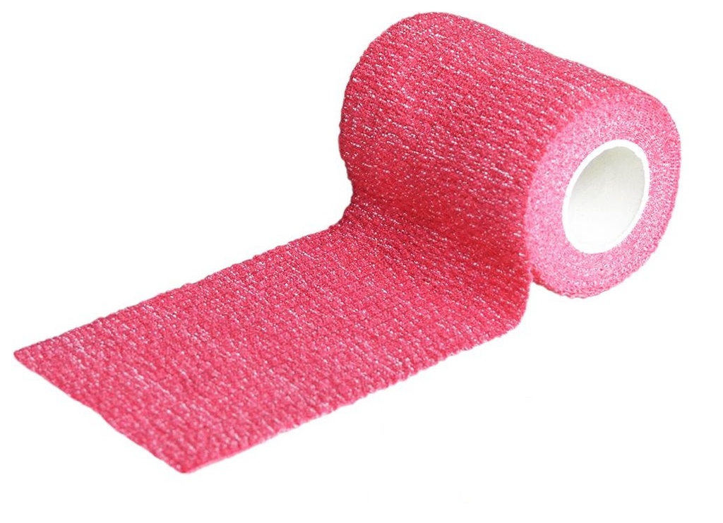 [HB-PK] pinke Bandage Haftbinde - 450 x 7,5cm