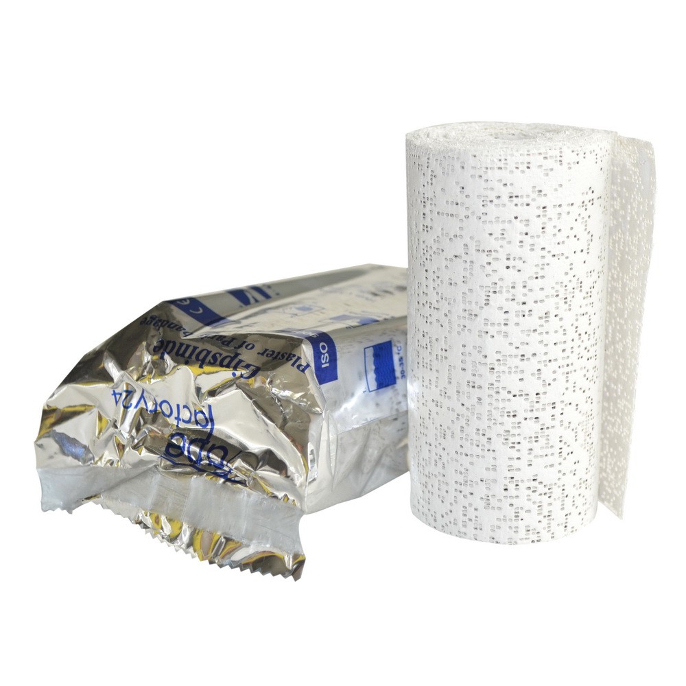 [GB-10x10] weißes 10er Pack Gipsbinden 10cm