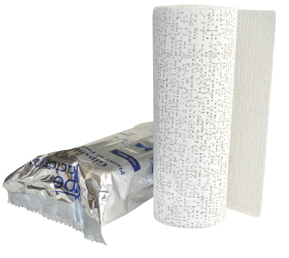 [GB-10x15] weißes 10er Pack Gipsbinden 15cm