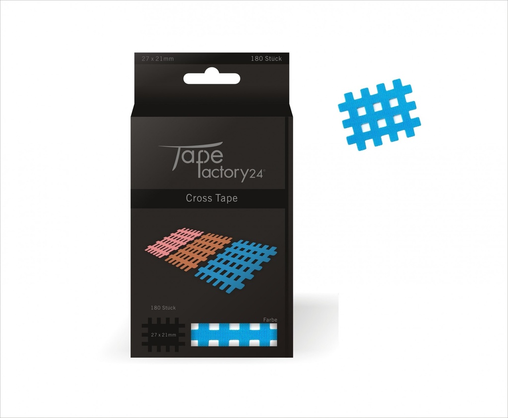 [CT-S-BL] blaues Gittertapes (Gitterpflaster) 27 x 21mm - 180Stück